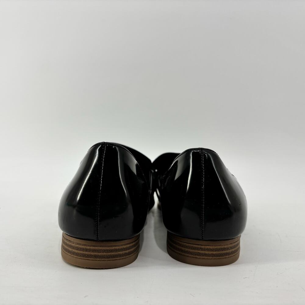 LC Lauren Conrad Demii Womens 9.5 Black Faux Patent Leather Loafer - Picture 12 of 13